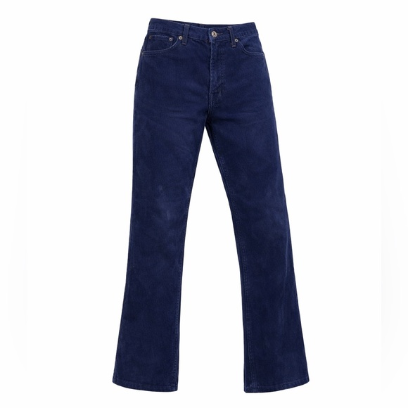 Wrangler Other - Vintage 70s 80s Wrangler Men’s Navy Corduroy Bootcut Pants Size 33S